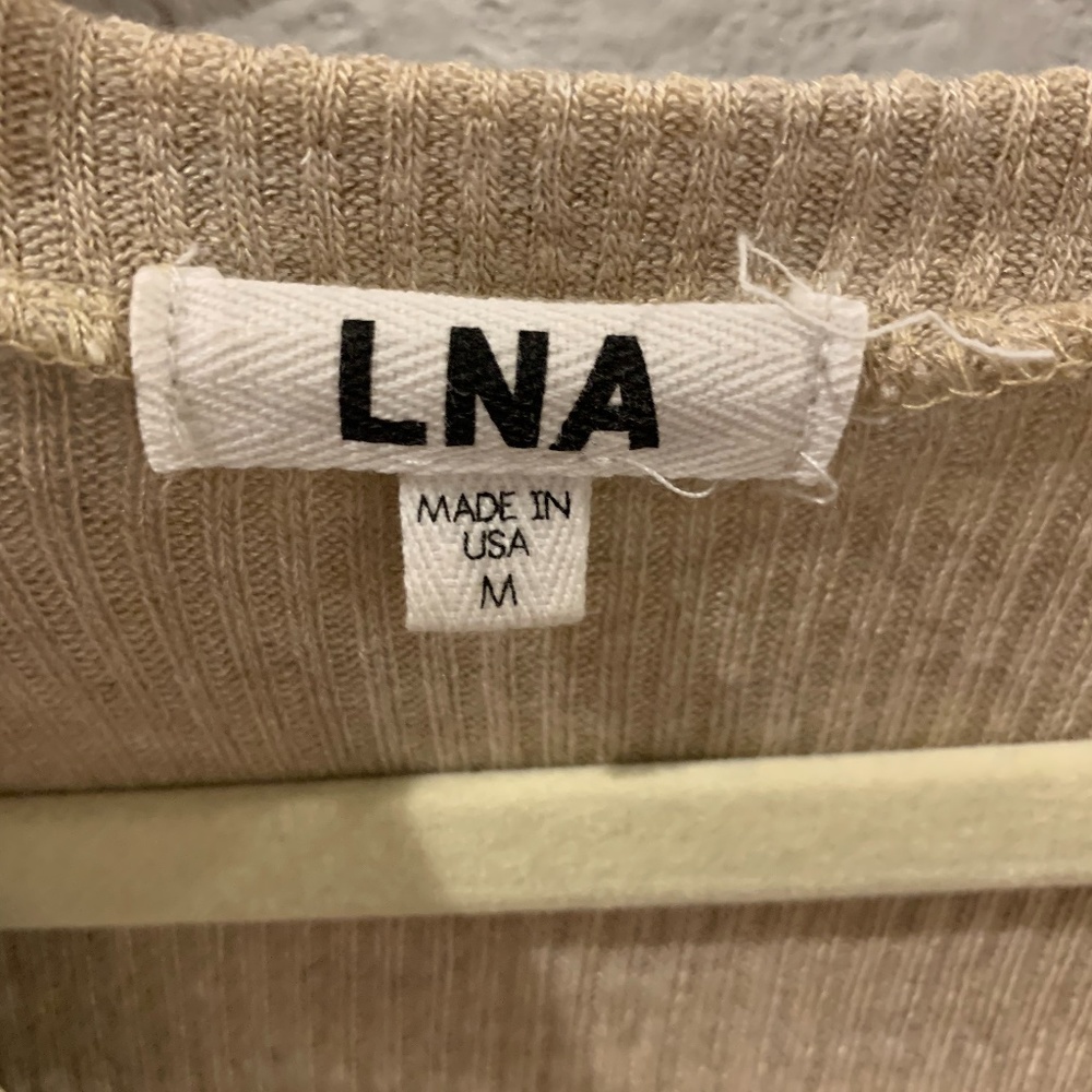 Cold-Shoulder V-Neck Ribbed Sweater - Cream - Picture 3 of 4